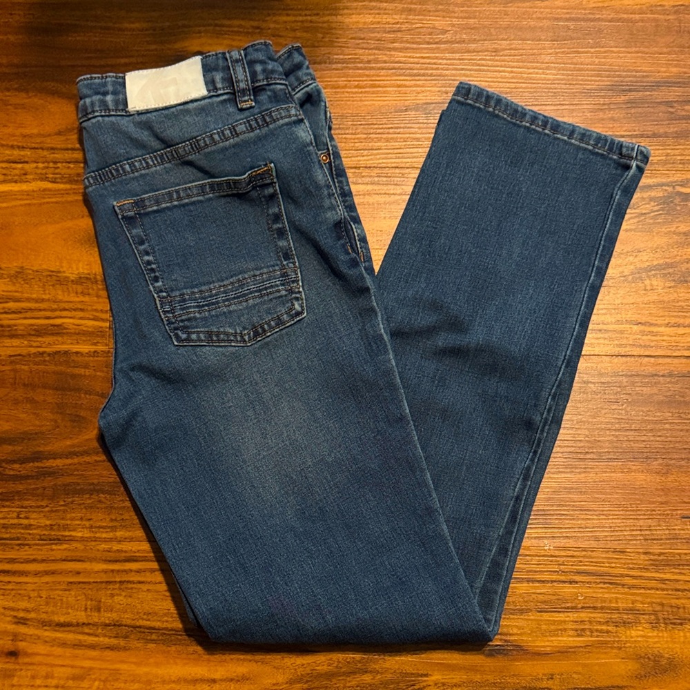 Boys Kidpik Straight Blue Denim Jeans Size 12